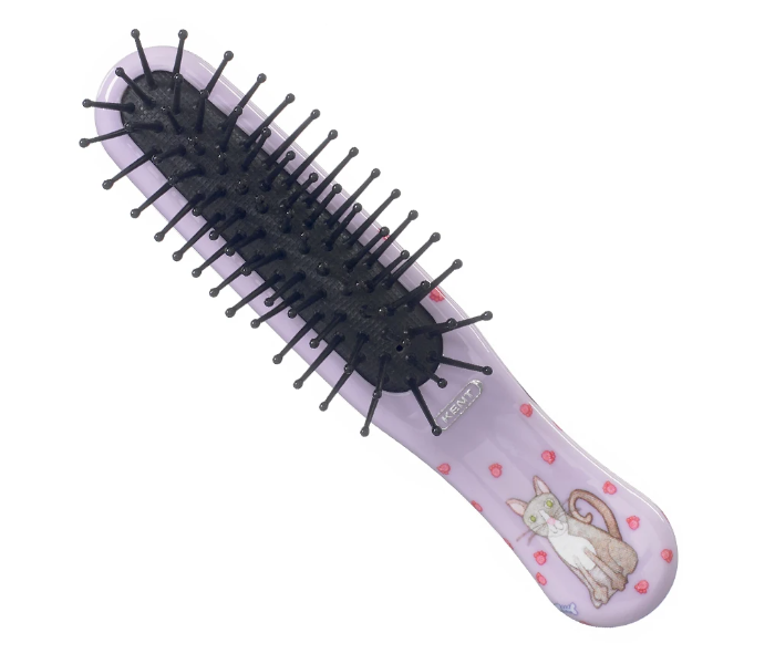 Kent ARTH1 CATS Art Hedz Kids Cats Hairbrush - Light Purple - Zoom Image