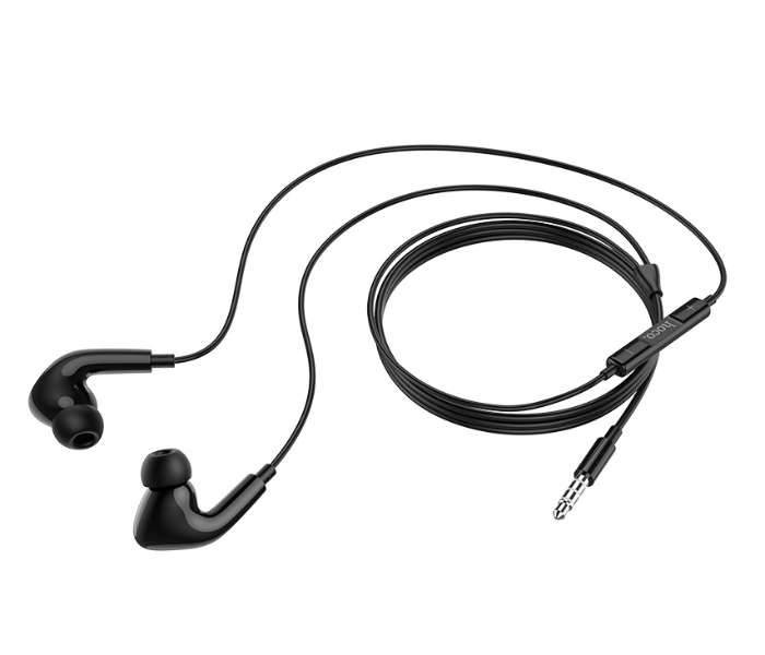 Pro Wired Earphone with Mic - Black - Zoom Image 1