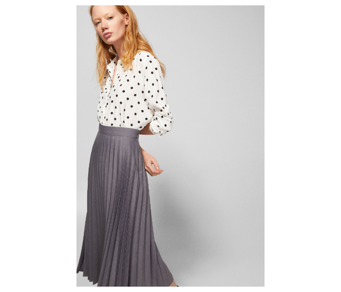 Springfield AW18 Midi Skirt EU 36 For Women - Dark Grey - Zoom Image 1