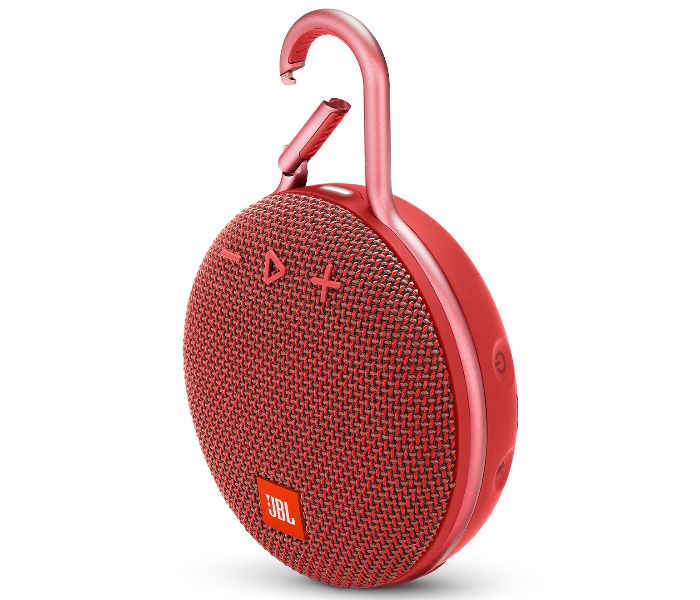 JBL Clip 3 Ultra-Portable Bluetooth Speaker - Red - Zoom Image 1