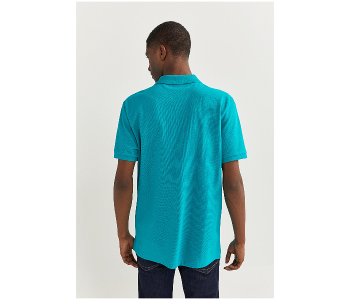 Springfield SS20 Basic Polo Shirts Extra Large - Light Teal - Zoom Image 4