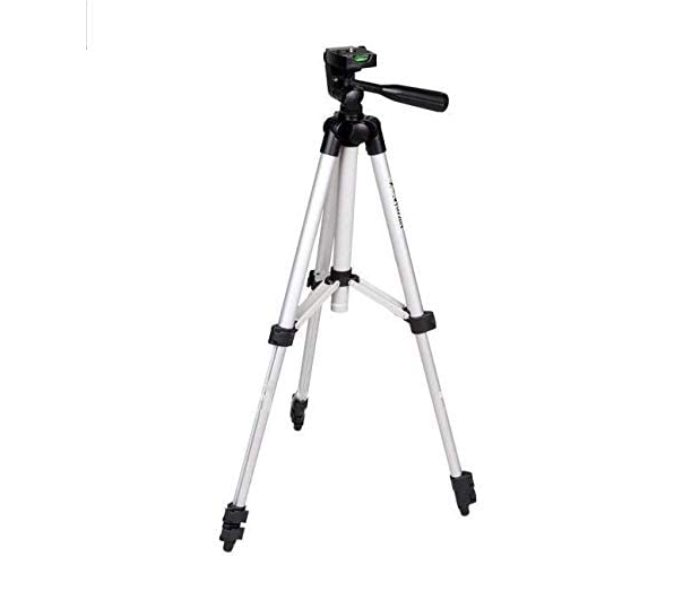 Flexible WT-3110 Tripod For Professional Cameras - Black and Silver - Zoom Image