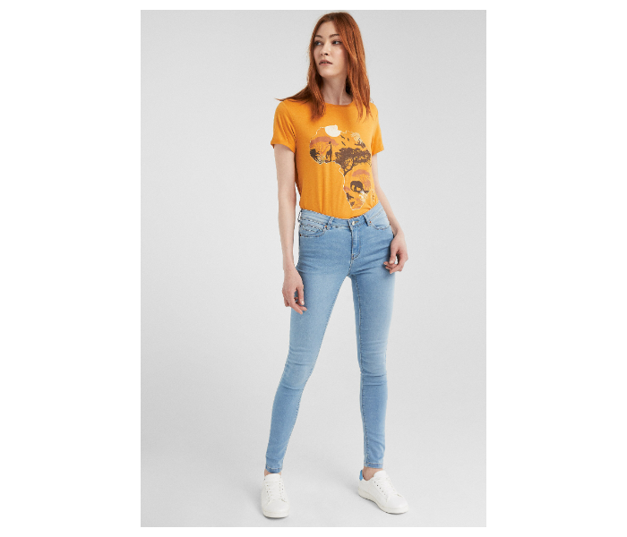 Springfield SS19 Denim Jegging Jeans EU 34 For Women - Sky Blue - Zoom Image 1