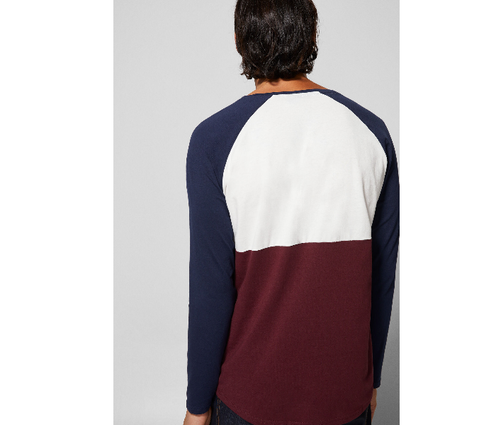 Springfield AW18 Basic Striped T-Shirt Extra Large - Wine - Zoom Image 3