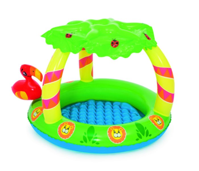 Bestway 52179 UV Careful Friendly Jungle Play Pool - Green and Red - Zoom Image 2