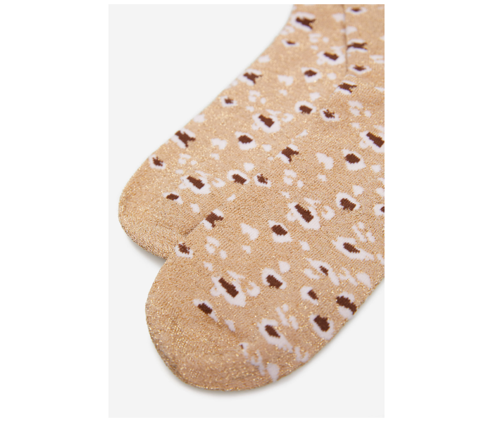 Springfield AW19 Printed Socks EU 39 For Women - Light Khaki - Zoom Image 2