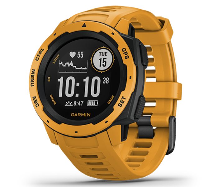 Garmin 010-02064-03 Instinct Smartwatch - Sunburst - Zoom Image 1