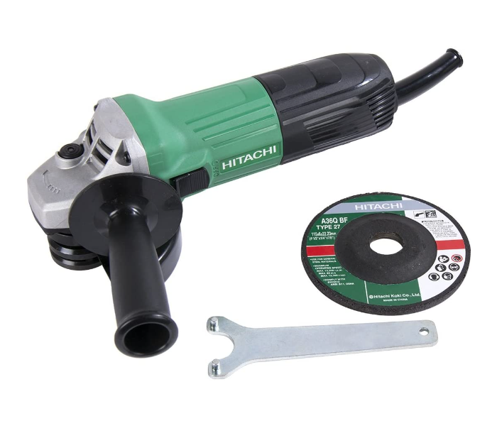 Hitachi G12SS2 4.5Inch 600 Watts Disc Grinder- Black and Green - Zoom Image 1