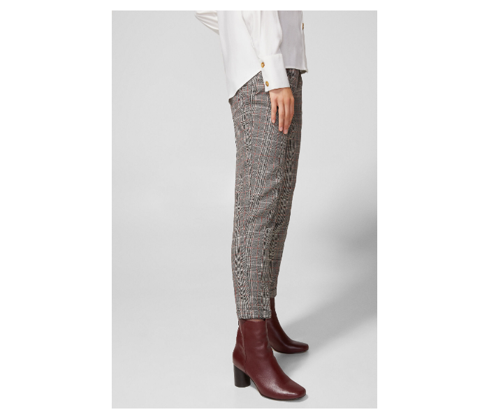 Springfield AW18 Cotton Fancy Pant EU 44 For Women - Charcoal Grey - Zoom Image 3