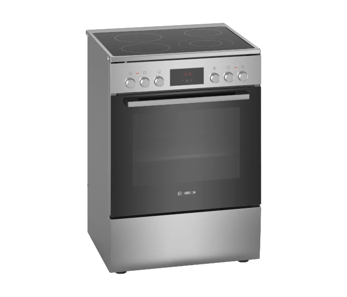 Bosch HKQ38A150M 60 Cm Series 4 Free-Standing Electric Cooker - Stainless Steel and Black - Zoom Image 1