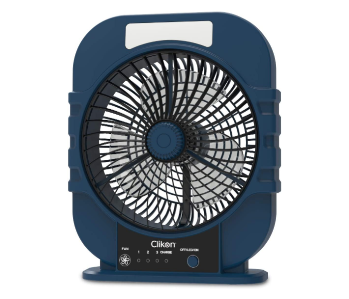 Clikon CK2361 8 Inch Rechargeable Box Fan - Blue  - Zoom Image