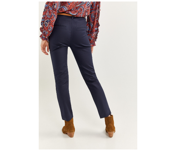 Springfield SS20 Plain Trouser Pant EU 42 For Women - Navy Blue - Zoom Image 4