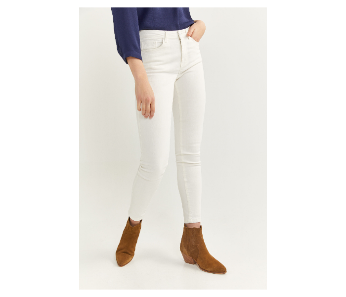 Springfield SS20 Plain Trouser EU 38 For Women - White - Zoom Image 2