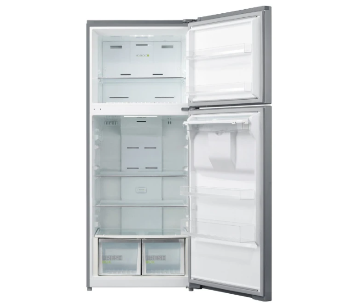 Midea HD-606FWES 454 Litre Double Door Refrigerator - Sliver - Zoom Image 2