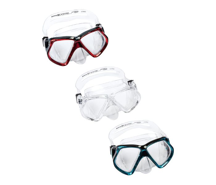 Bestway 22053 Hydro-Swim Crystal Clear Children Diving Mask - Blue - Zoom Image 3