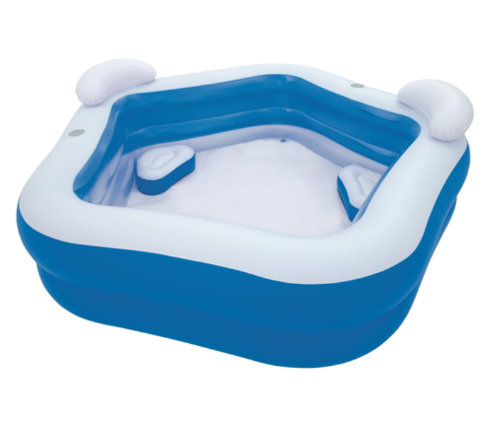 Bestway 54153 Family Fun Pool - White and Blue - Zoom Image 1