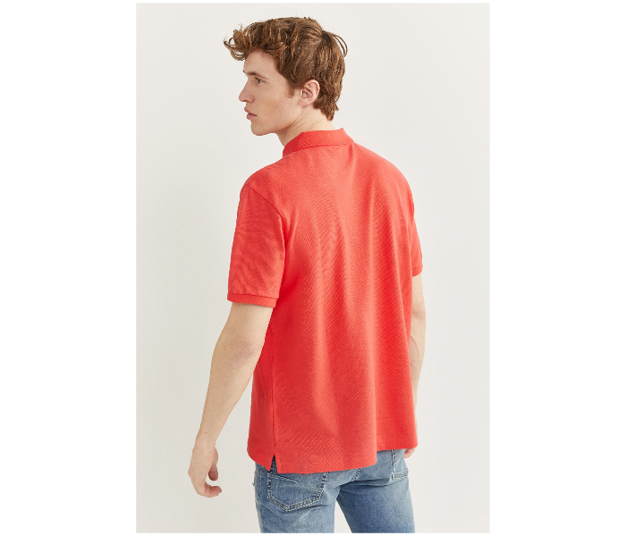 Springfield SS20 Basic Polo T Shirt Medium - Orange - Zoom Image 3