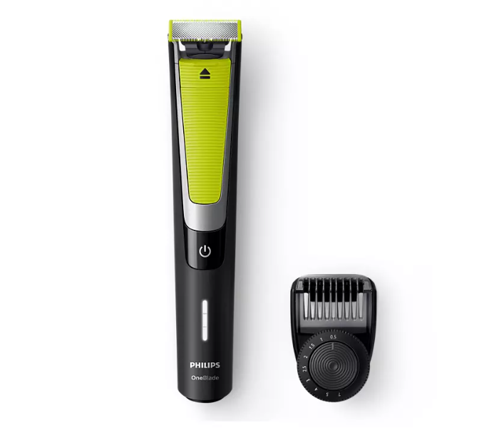 Philips QP6505-23 One Blade Pro Shaver - Black And Green - Zoom Image 1