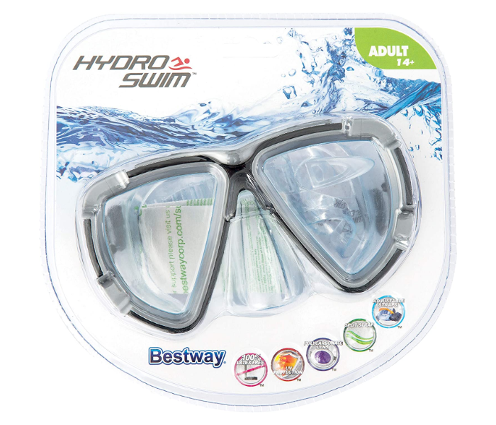 Bestway 22052 Hydro-Swim Black Stripe Mask - Black - Zoom Image 2