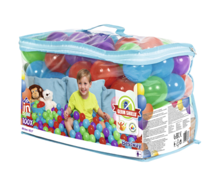 Bestway 52296 Up In and Over Antimicrobial Play Balls with GermShield - Zoom Image 2