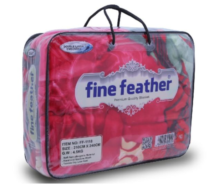 Fine Feather FF-1118 2 Ply Embossed Blanket - Zoom Image