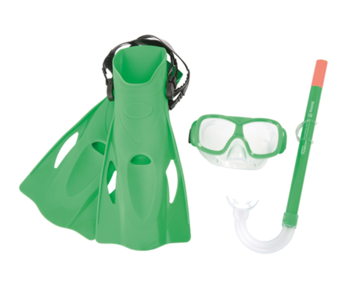 Bestway 25019 Sureswim Snorkel Set - Green - Zoom Image 1