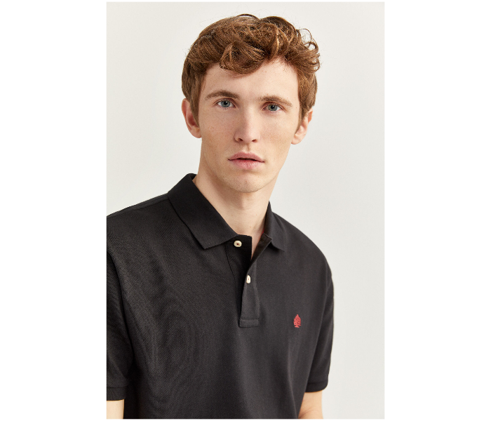 Springfield SS20 Basic Polo T Shirt Extra Small - Black - Zoom Image 2