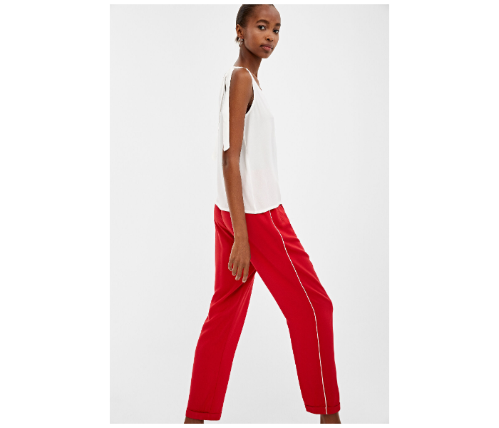 Springfield AW19 Cotton Plain Pant EU 44 For Women - Red - Zoom Image 2