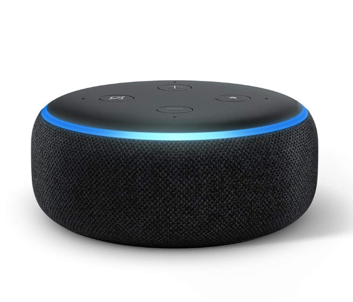 Echo Dot 3rd Gen Smart Speaker with Alexa - Black  - Zoom Image 2