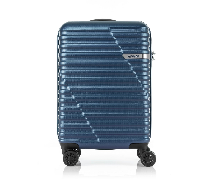 American Tourister GAT104LUG03555 68cm Sky Bridge Spinner Soft Case Trolley Bag - Navy - Zoom Image 3