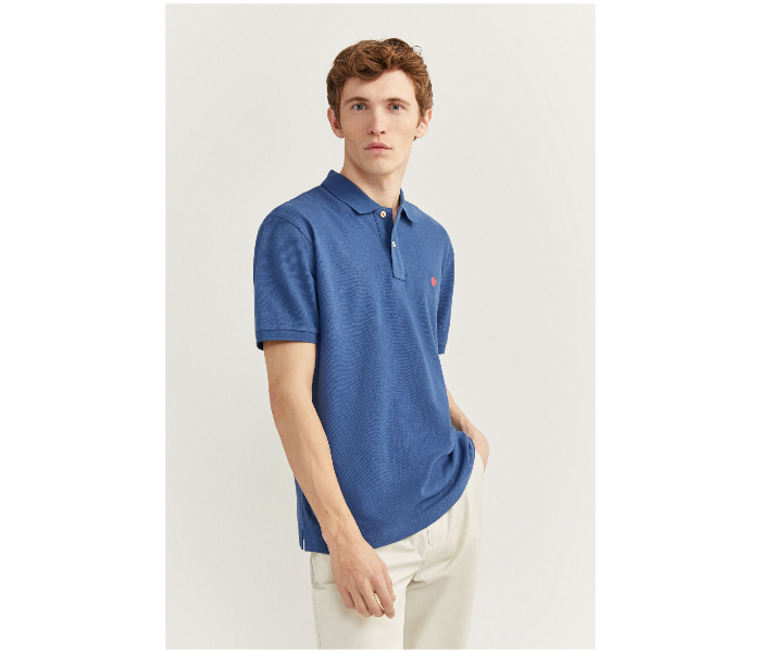 Springfield SS20 Basic Polo T Shirt XXL - Blue - Zoom Image 2