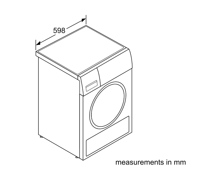 Bosch WTN86200GC 8 Kg Series 4 Condenser Tumble Dryer - Stainless Steel - Zoom Image 7