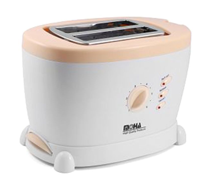 Cyber 77-TS003 2-Slice Moha Steel Toaster -White and Cream - Zoom Image 2