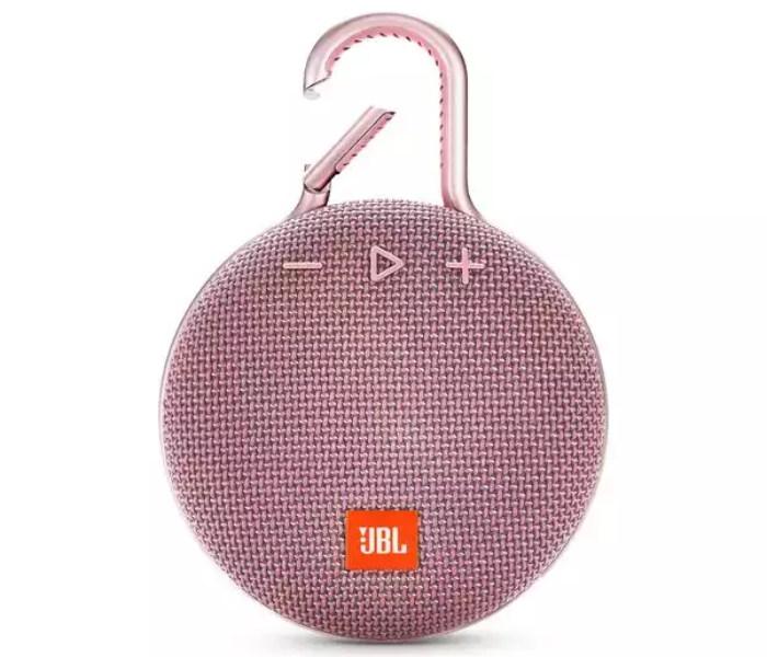 JBL Clip 3 Ultra-Portable Bluetooth Speaker - Pink - Zoom Image 2