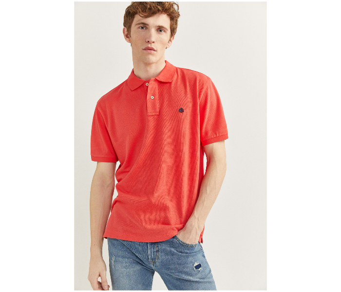 Springfield SS20 Basic Polo T Shirt Large - Orange - Zoom Image 1