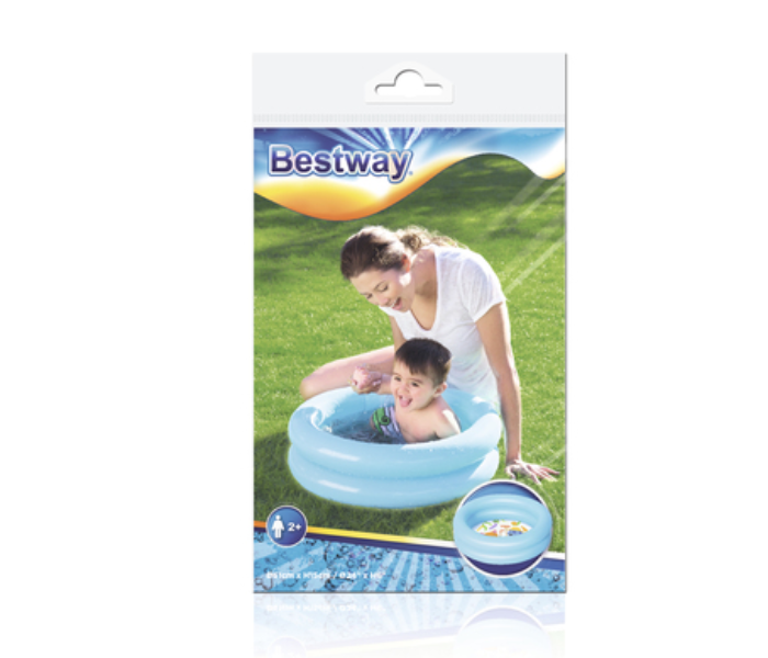 Bestway 51061 Round 2 Ring Kiddie Pool - Blue - Zoom Image 3