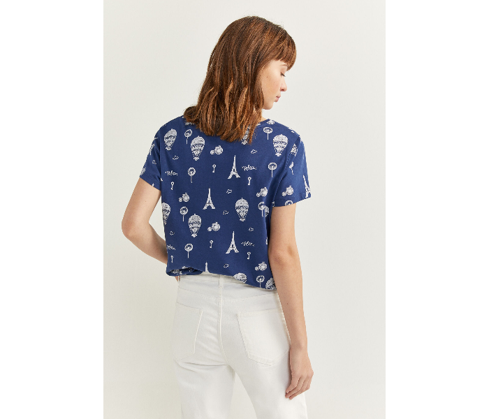 Springfield SS20 Doodle Print Tank Top Small - Dark Blue - Zoom Image 3