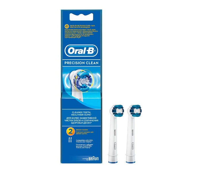 Oral-B EB20-2 Pack of 2 Precision Clean Brush Replacement Head - Zoom Image 1