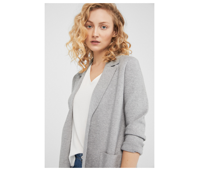 Springfield SS19 Cardigan Tricot Small For Women - Grey - Zoom Image 3