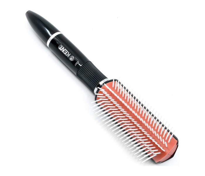 Kent KS37 Small 7 Row Removable Rubber Pad Hairbrush - Zoom Image 2