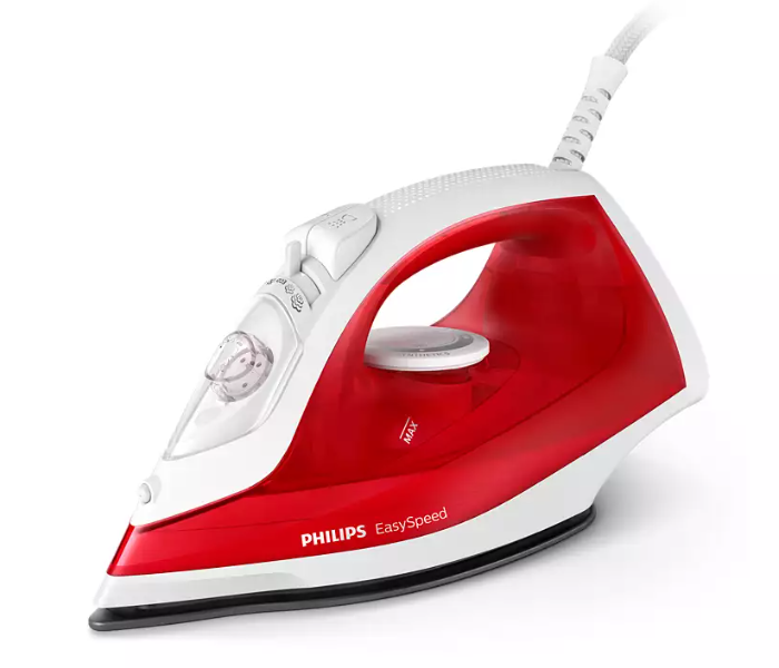 Philips GC1742-46 2000 Watts Easy Speed Steam Iron - Red And White - Zoom Image 1