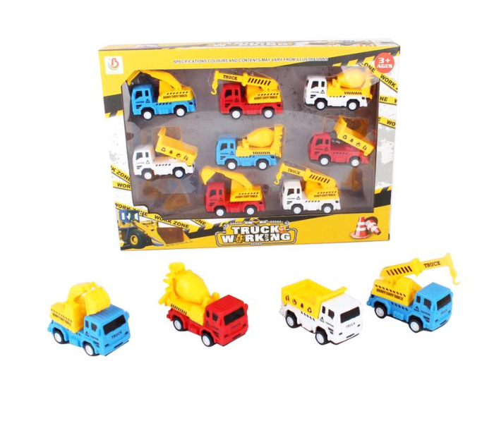 Family Center 8 Pieces Pull Back Construction Car - Zoom Image 2