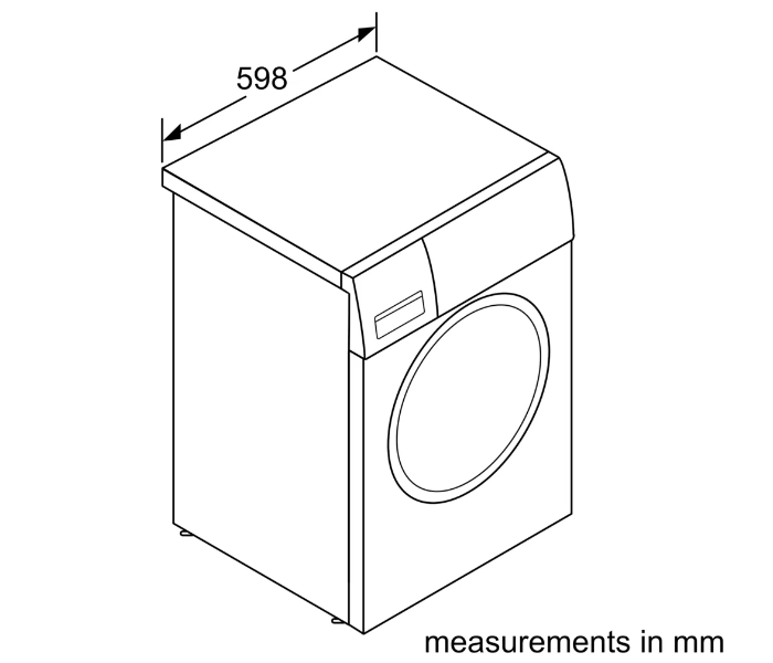 Bosch WAK2020SGC 7 Kg Serie 4 Automatic Washing Machine - White - Zoom Image 4