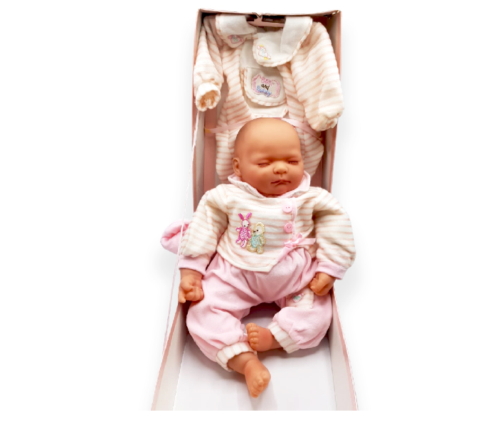 Basmah Sleeping Doll With Box  - Pink - Zoom Image