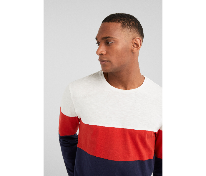 Springfield SS19 Basic Striped T-Shirt Large - Red - Zoom Image 4