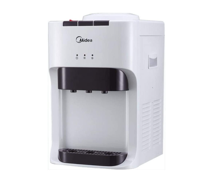 Midea YL1635T Table Top Water Dispenser Hot Cold and Normal - White - Zoom Image 2