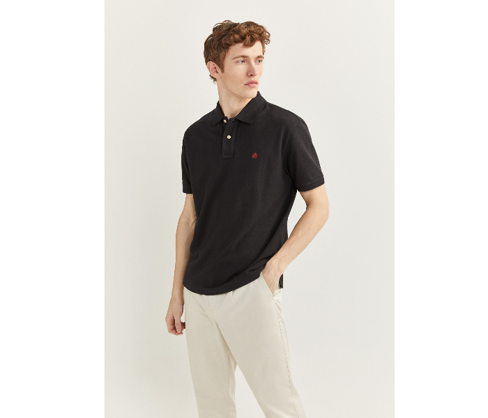 Springfield SS20 Basic Polo T Shirt Extra Small - Black - Zoom Image 1