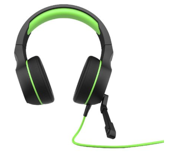 HP Pavilion 400 Gaming Headset - Black and Green - Zoom Image 2