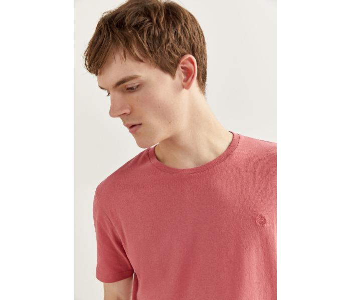 Springfield SS20 Basic T-Shirt Small - Pink Beige - Zoom Image 2