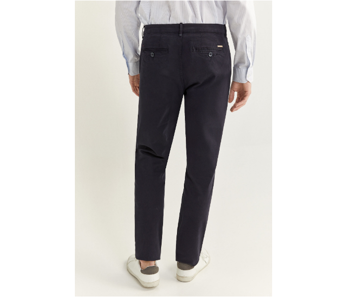 Springfield SS20 Sport Trouser Solid Chinos EU 46 For Men - Navy - Zoom Image 4